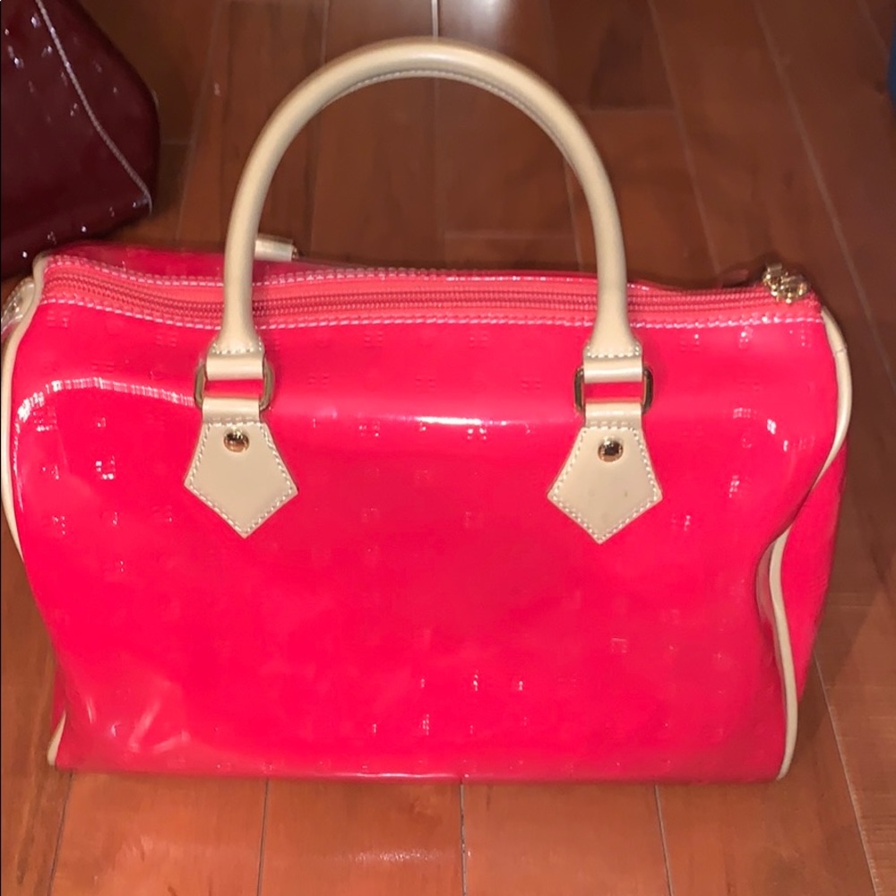 Pink & Tan Arcadia purse